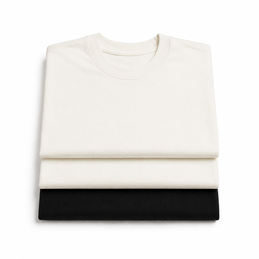 Kit com 3 Camiseta Streetwear Block Básica Lisas