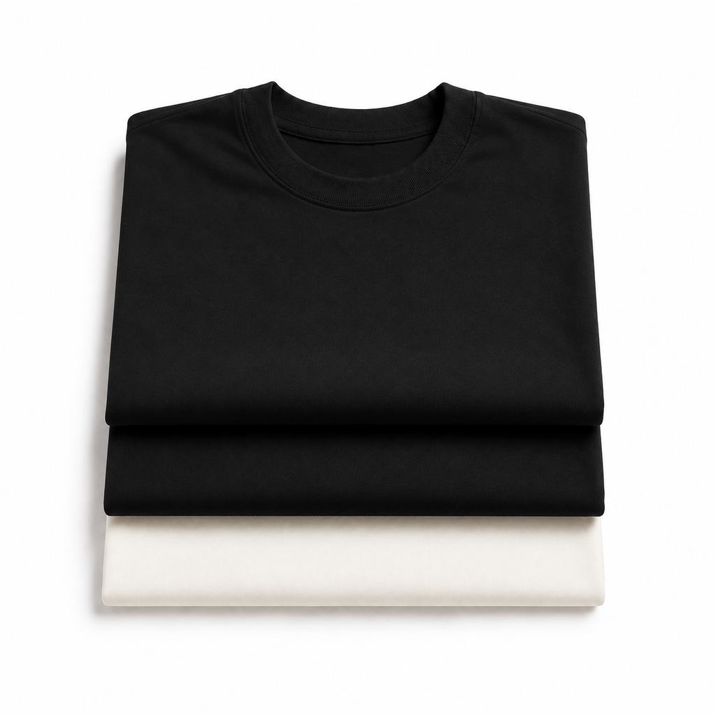 Kit com 3 Camiseta Streetwear Block Básica Lisas