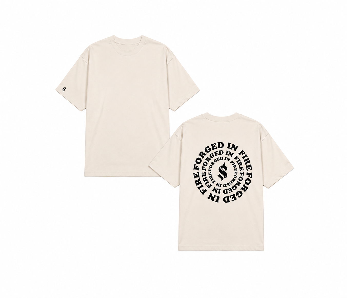 Camiseta Streetwear Premium Forge | Preto