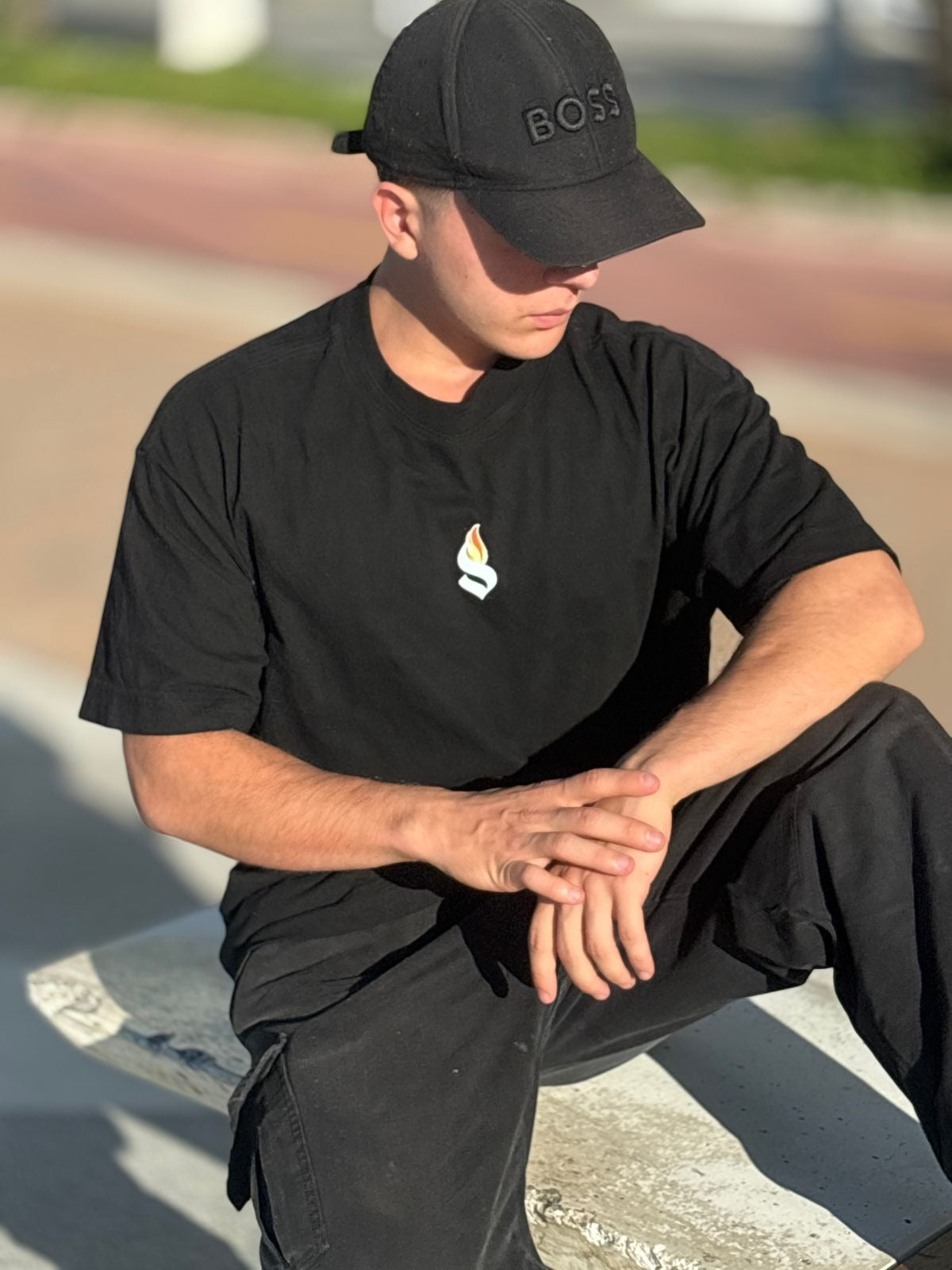 Camiseta Oversized Bulk Básica – Chumbo