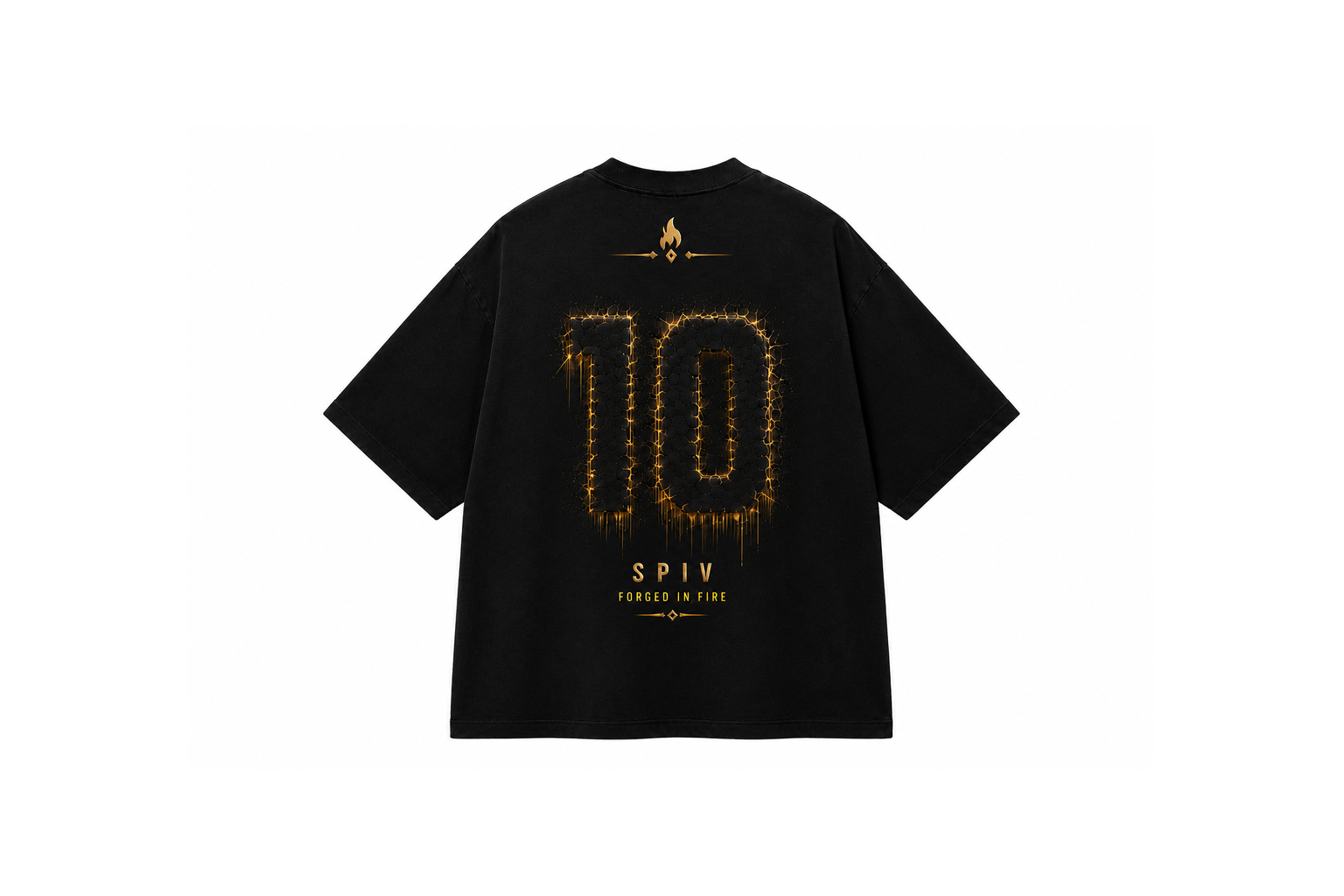 Camiseta Oversized Legado — Nº 10