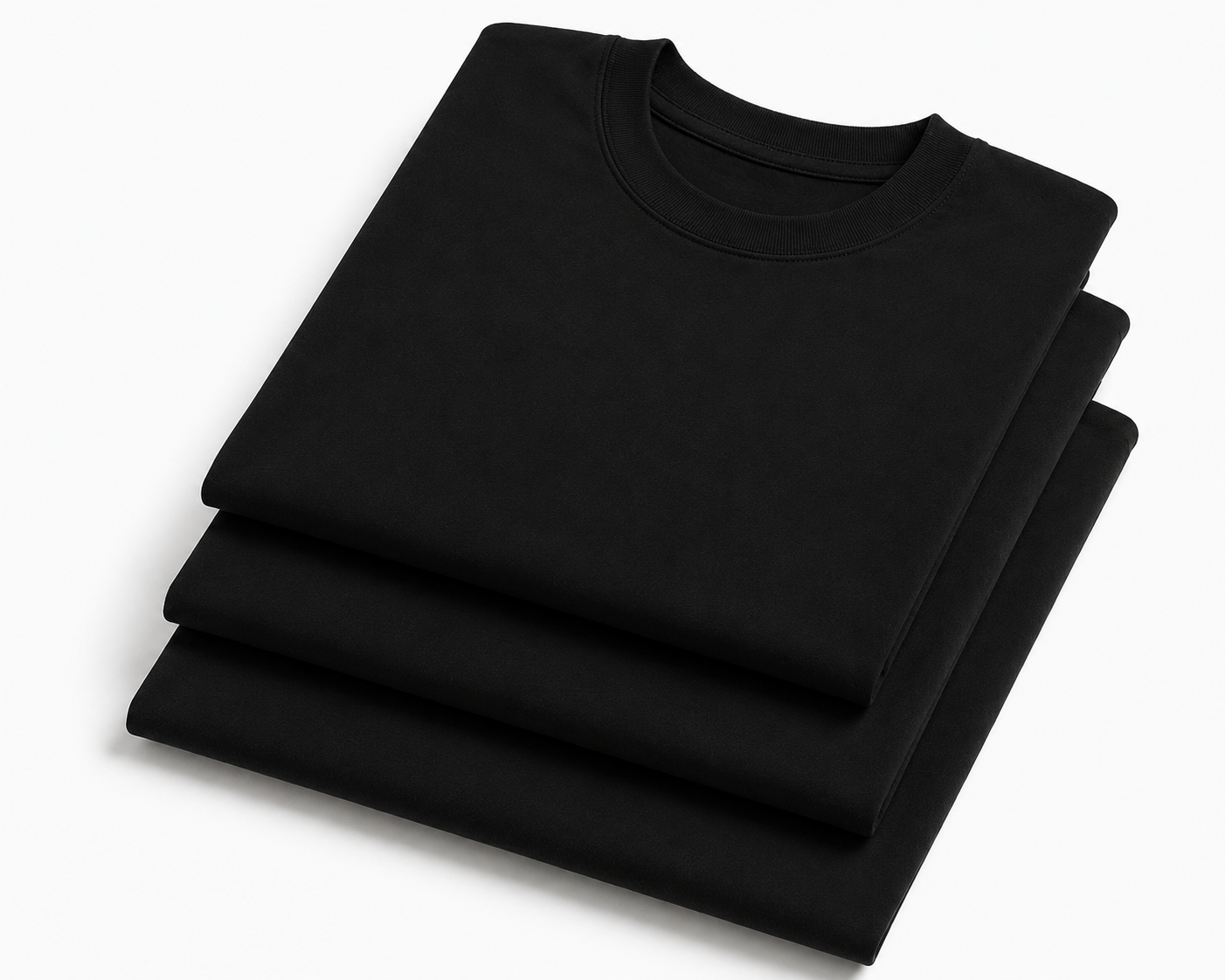 kit com 3 Camiseta Oversized Bulk Básica Lisas