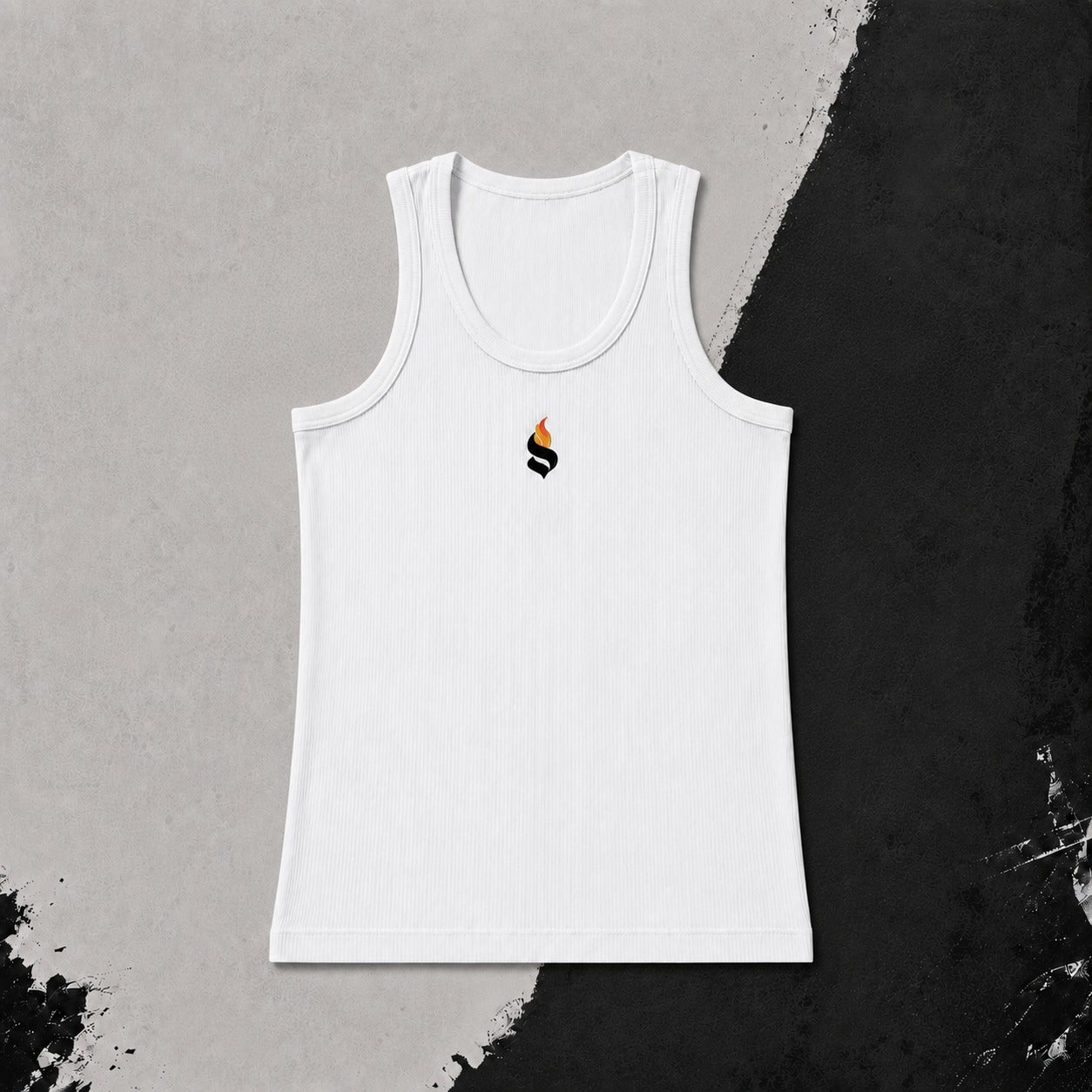 Camiseta Regata Canelada Americana – Branca