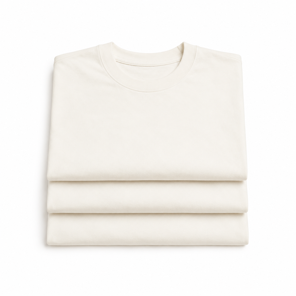 Kit com 3 Camiseta Streetwear Block Básica Lisas