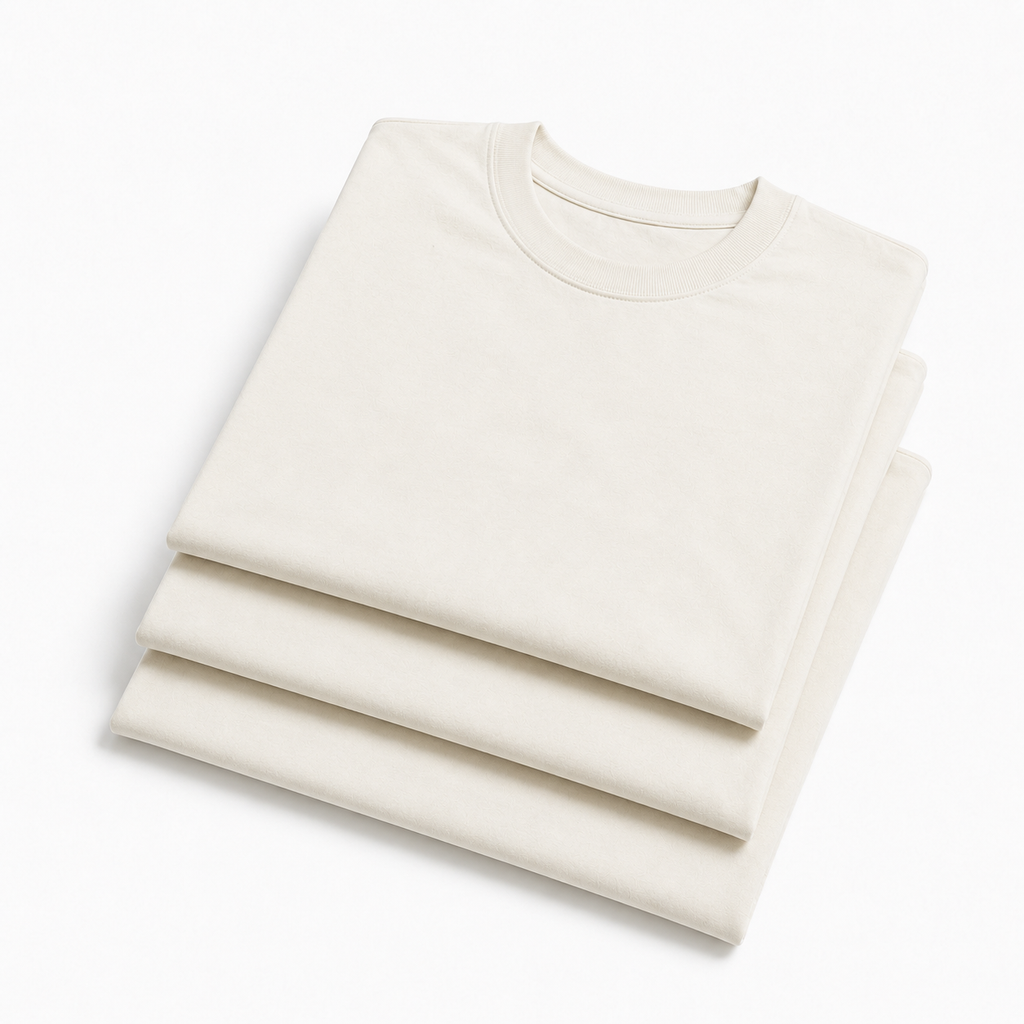 kit com 3 Camiseta Oversized Bulk Básica Lisas