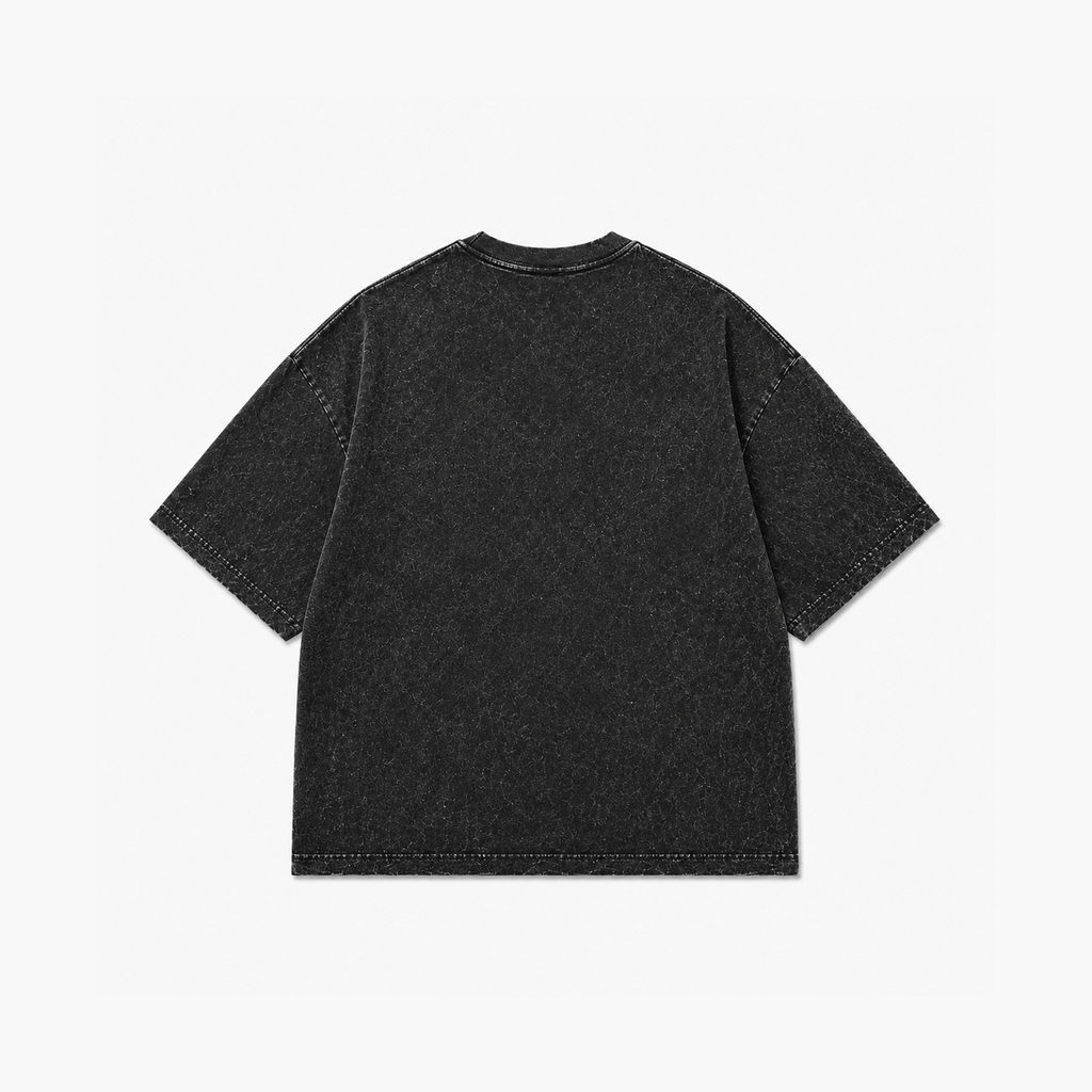 Camiseta Oversized Marble Heavy Básica – Azul Marmore